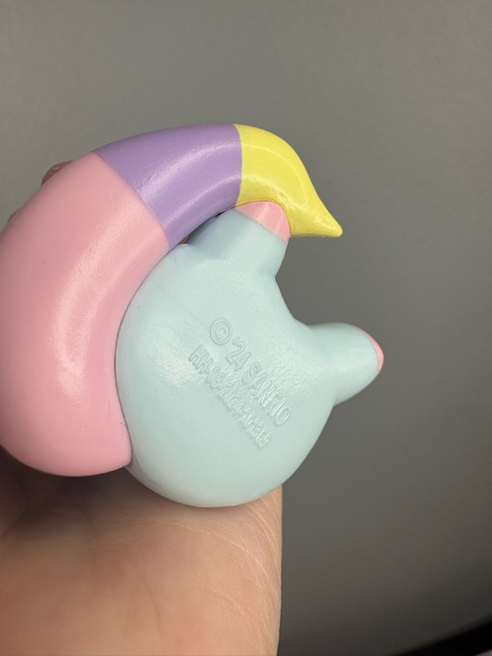 Pochacco Pastel Unicorn 3D Bag Clip - Hello Kitty and Friends - Picture 4 of 6